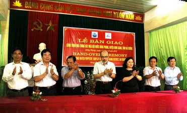 Lễ bàn giao công trình Nhà trưng bày múa rối nước Hồng Phong